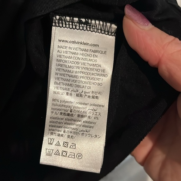 Calvin Klein Move 365 black zip top running pullover size large - Picture 5 of 8